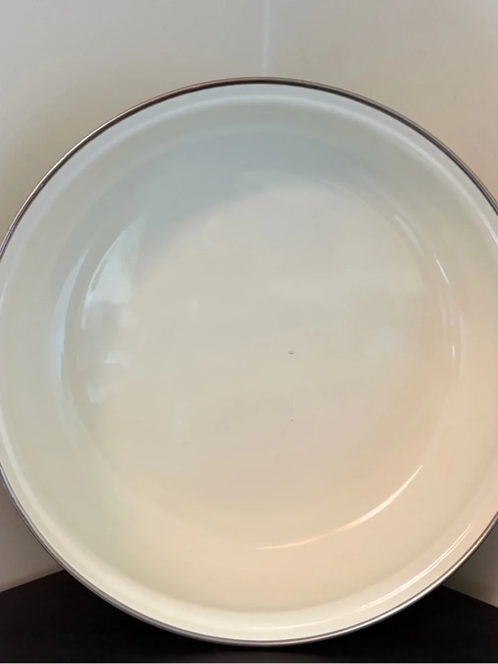 Tabletops Unlimited KENSINGTON GARDEN Enamel Casserole Sauce Pan 10” Cottagecore
